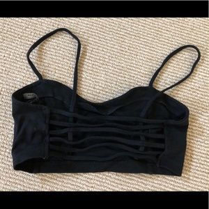 Brandy Melville Black OS Bralette